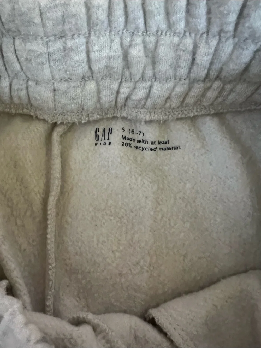 GAP Girl Set of Sweatpants in Black and Light Gray